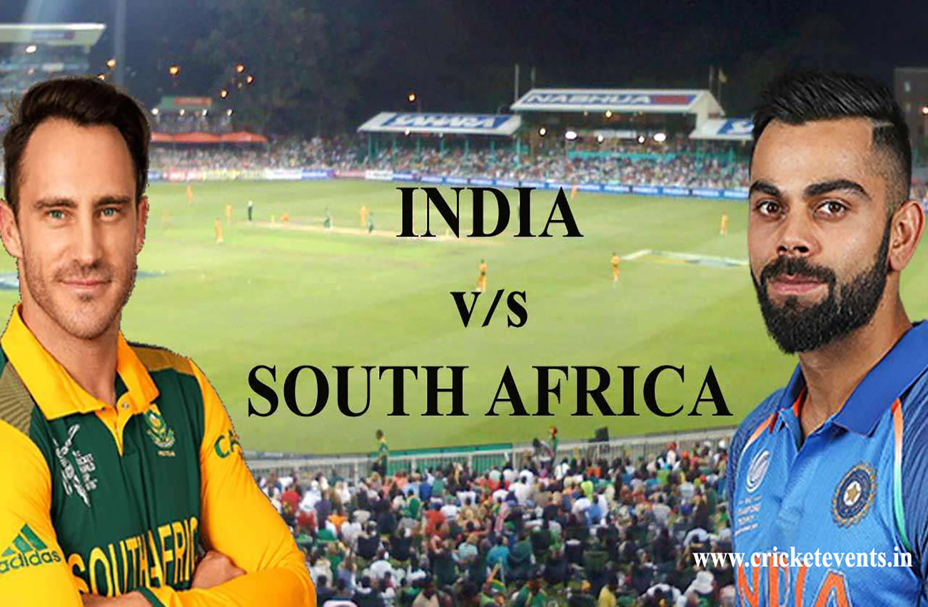 Match Schedule of India Vs South Africa T2o Series 2018