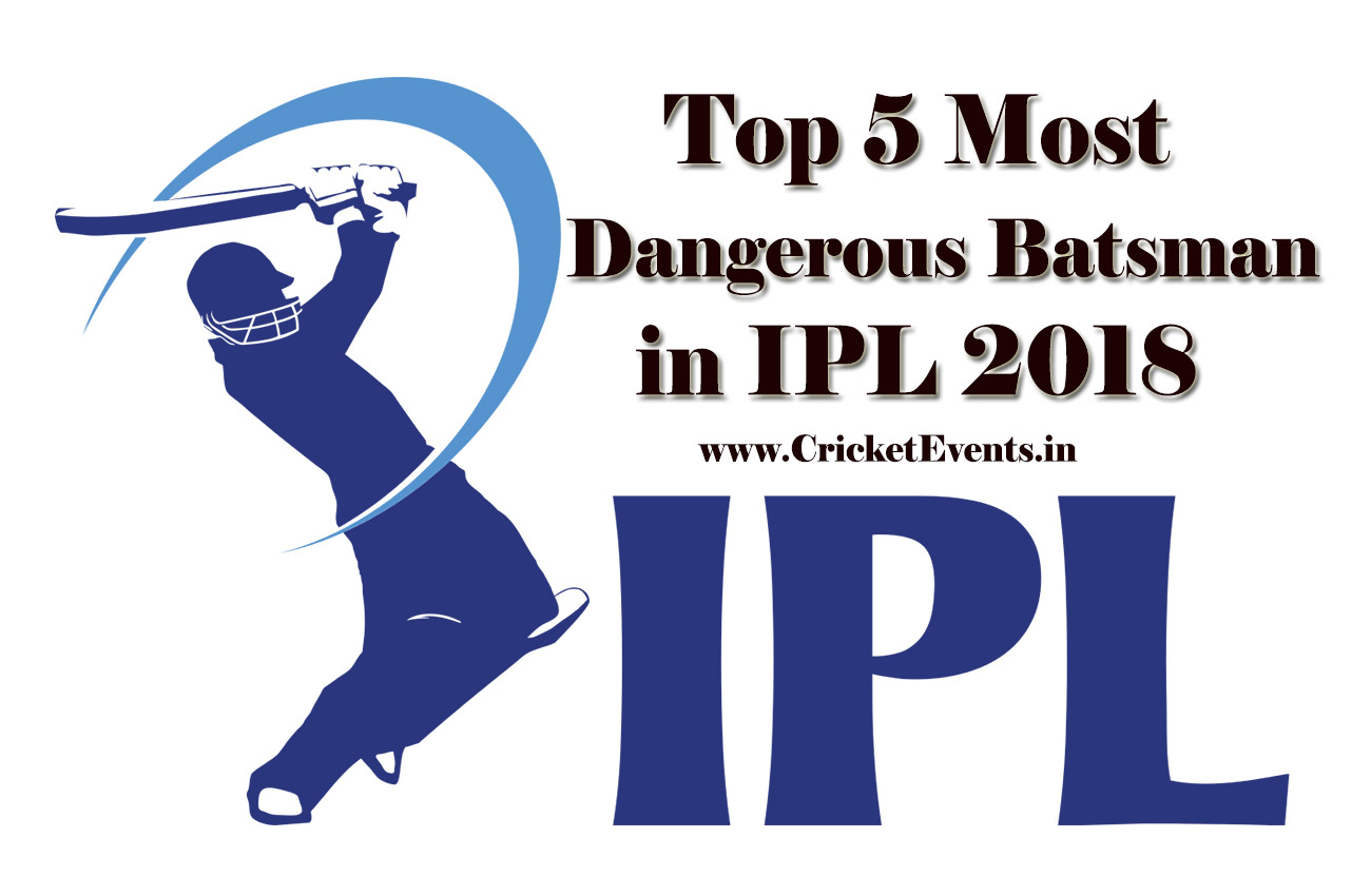 Top 5 most dangerous batsman in IPL 2018