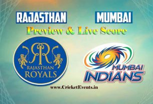 21st Match of IPL 2018 Season - Rajasthan Royals Vs Mumbai Indians