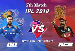 Mumbai Indians Vs Royal Challengers Bangalore - 7th Match of IPL 2019 tournament
