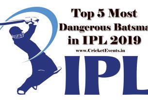 Top 5 Most Dangerous Batsman of 12th IPL 2019 Tournament